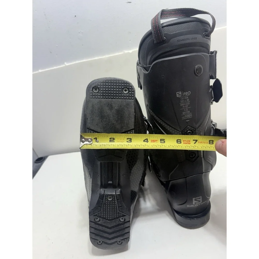Salomon S/PRO HV 120 Ski Boots Size 26 GripWalk 100 mm Custom Shell Over Pivot